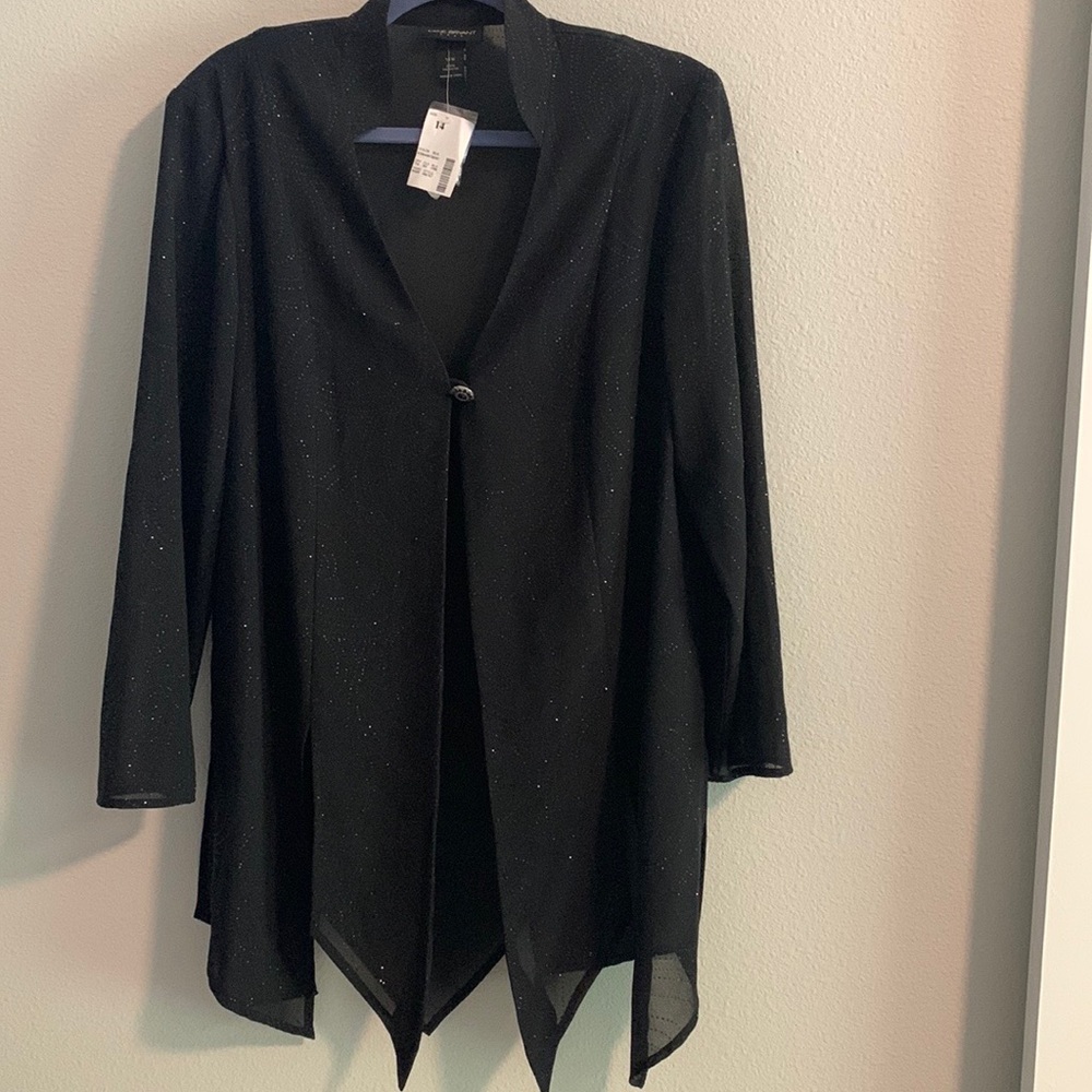 Black women’s cardigan cover up
